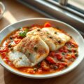 Zeebaars met Lauwe Tomatendressing
