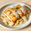 Zeebaars met venkel en sherry-saus