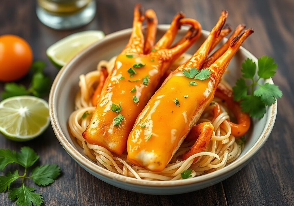 Zeebaars met Zuid-Mexicaanse saus (Veracruz) — AI-gegenereerde illustratie
