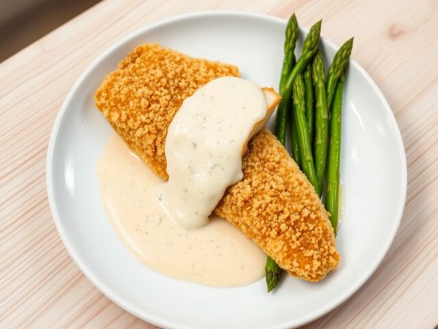 zeetong en asperges: