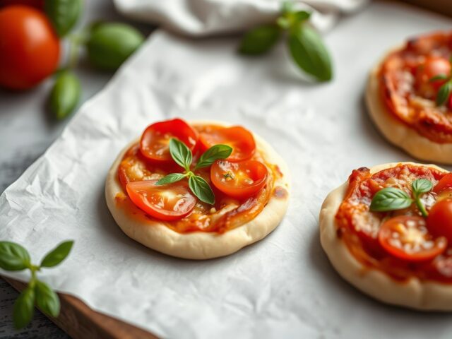 Zelfgebakken mini-pizza’s