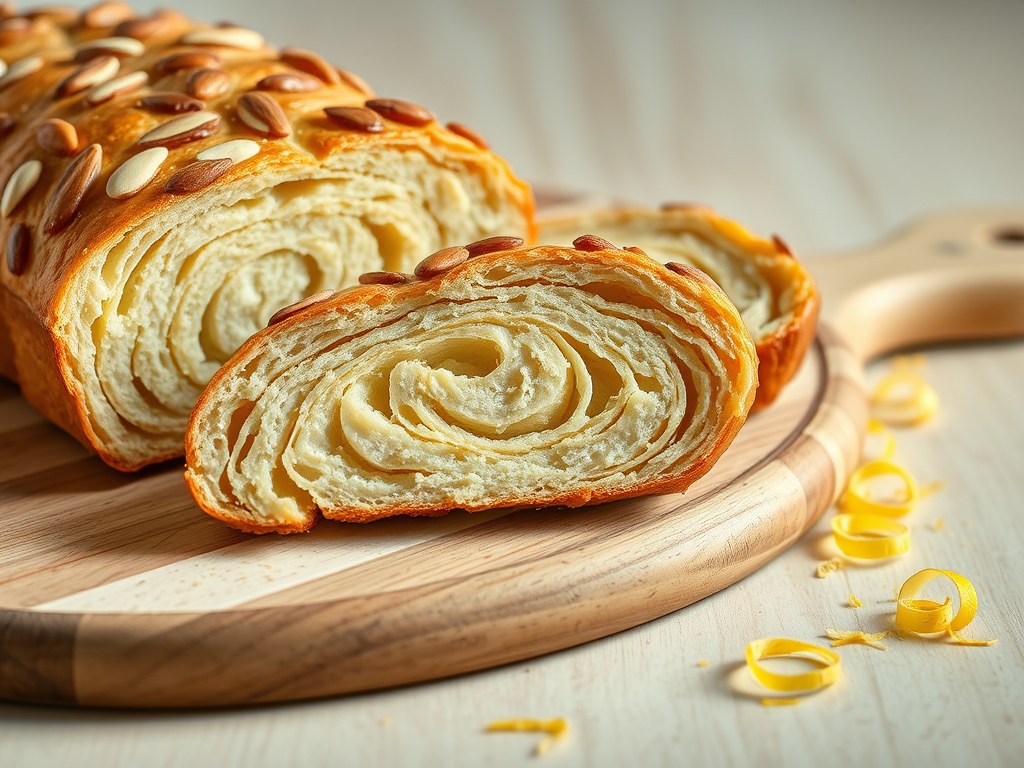 Zoet amandelbrood, AI-gegenereerde illustratie