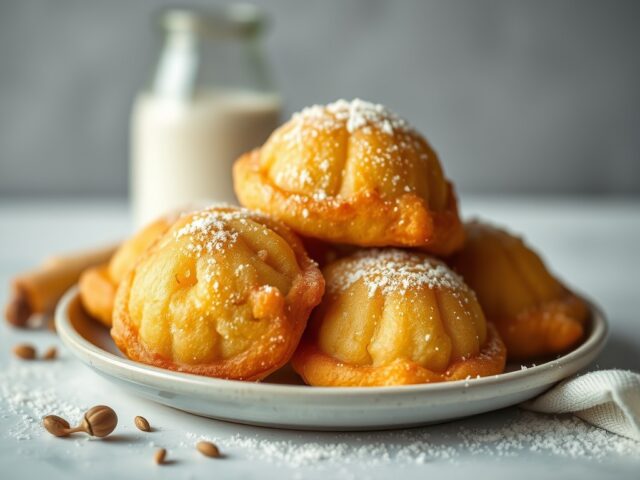 Zoete aardappelbeignets