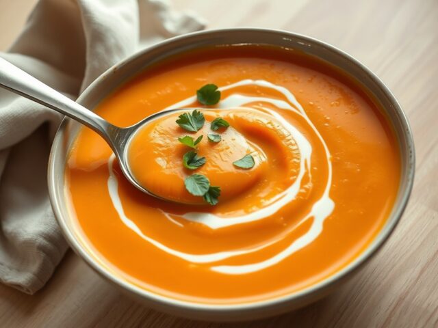 Zoete aardappelsoep