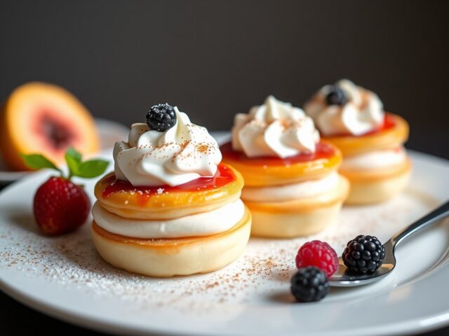 Zoete eierquenelles – Grand dessert