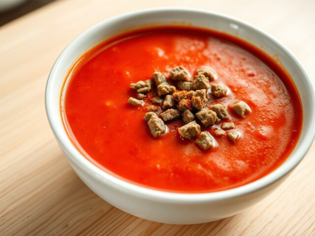 Zoete tomatensoep