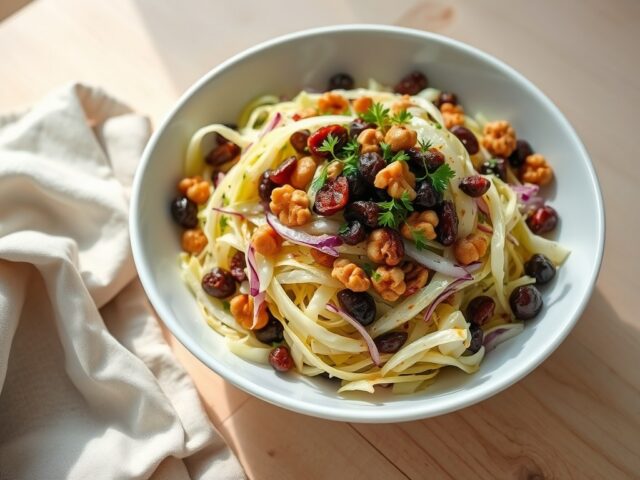 Zoetzure koolsalade