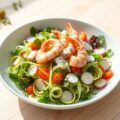 Zomer rauwkost met langoustines