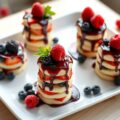 Zomerpudding in torentjes