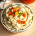 Zomerse aardappelpuree