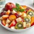Zomerse fruitsalade met rum