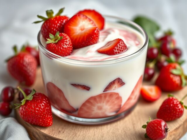 Zomerse fruityoghurt