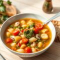 Zomerse minestronesoep