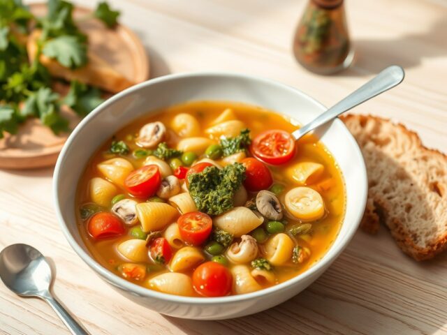 Zomerse minestronesoep
