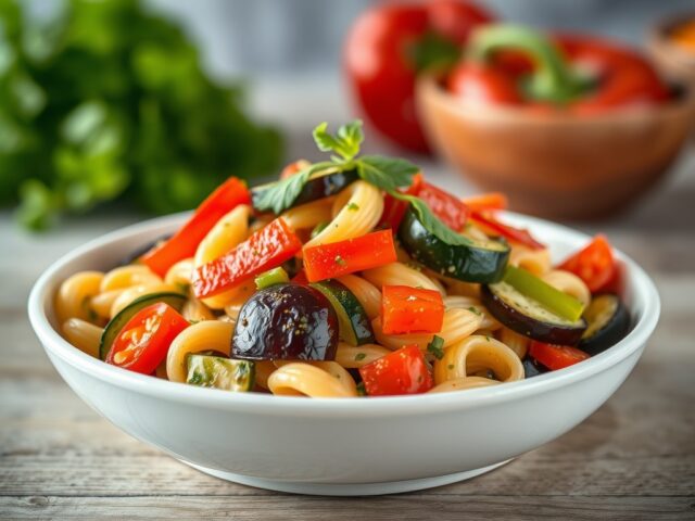 Zomerse pastasalade