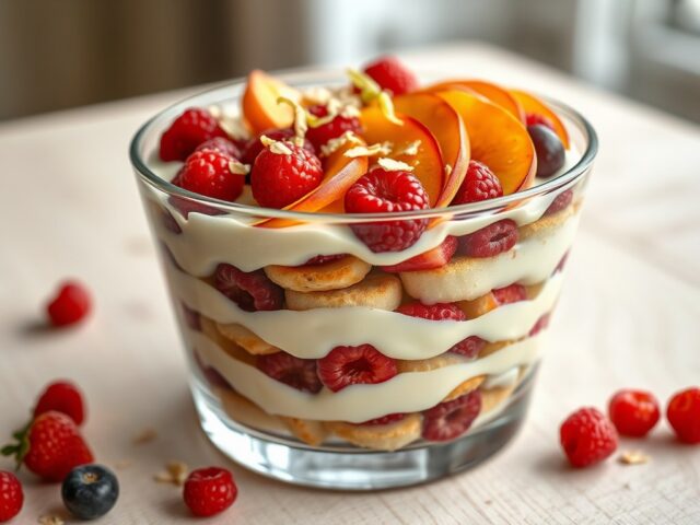 Zomerse tiramisu
