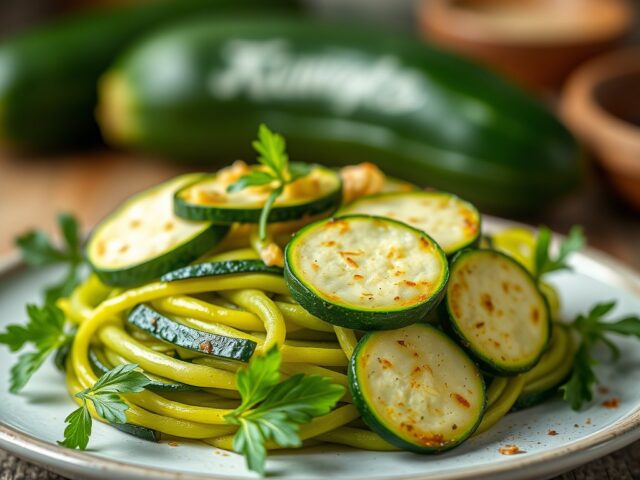 Zucchine — AI-gegenereerde illustratie