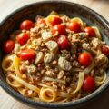 Zuiderse pasta uit de wok