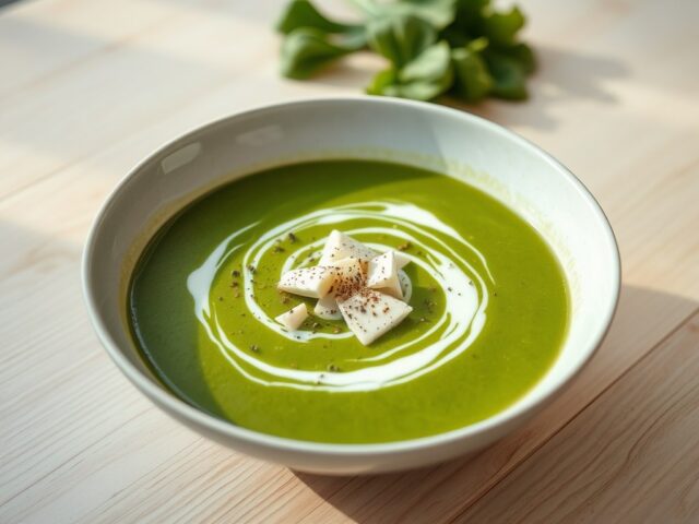 Zuringsoep met Blue Stilton