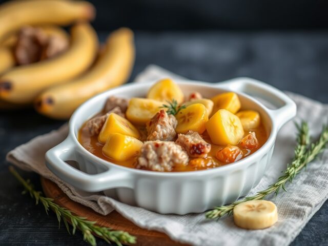 Zuurkool-Ovenschotel — AI-gegenereerde illustratie