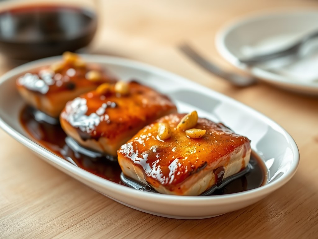 Zwezerik met Madeira-Saus, AI-gegenereerde illustratie