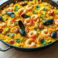 20 minuten paella met vis