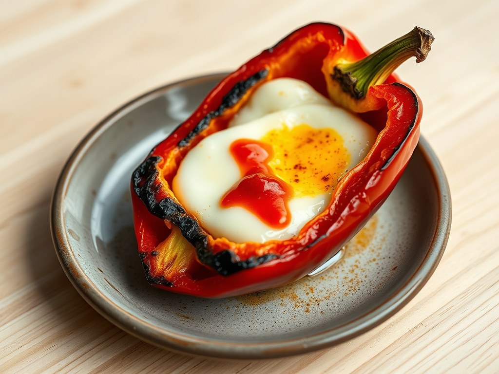 A – Klasse Paprika uit de oven, AI-gegenereerde illustratie