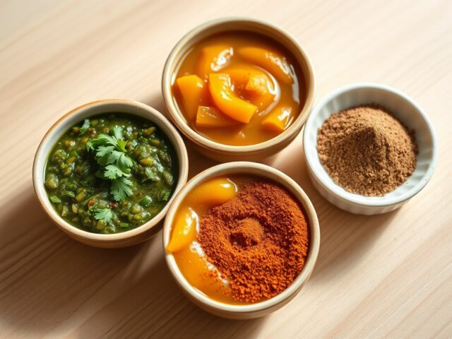 Aantal Kruidenmixen uit het Midden-Oosten : Zhug, Amba, Baharat