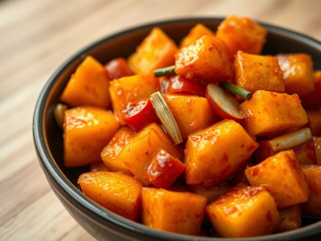 Aardappel Bijgerecht met Trassi en Sereh