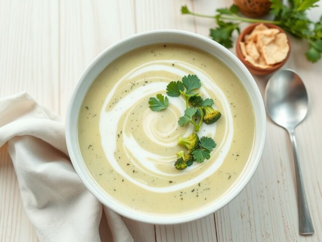 Aardappel-broccolisoep