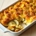 Aardappel-courgettegratin