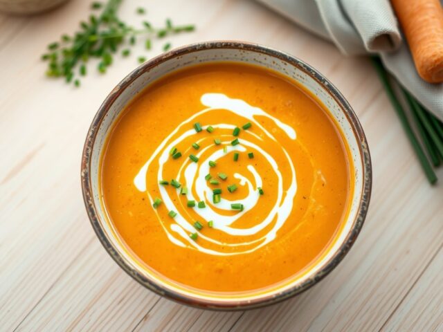 Aardappel-paprika-wortelsoep
