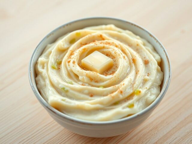 Aardappel prei puree
