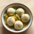 Aardappelknoedels met prei