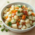 Aardappelsalade II (met Komkommer en Wortelen)