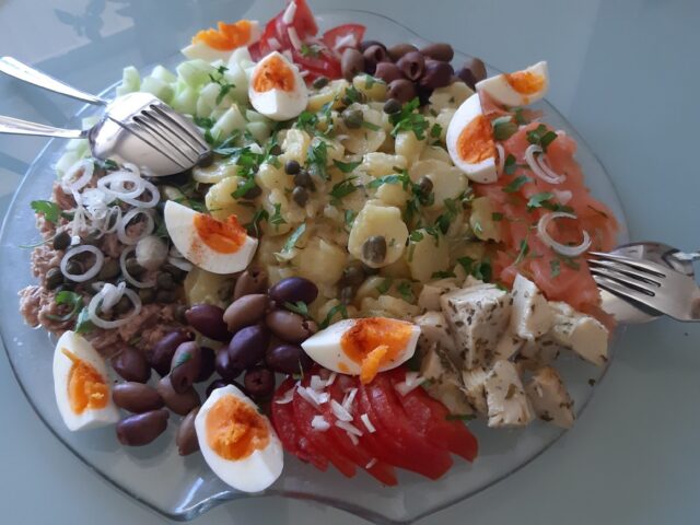 Aardappelsalade met………… zonder mayonaise