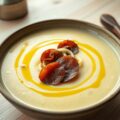 Aardappelsoep met Filet d’Anvers
