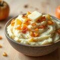 Aardappelstamppot met appel en abrikoos
