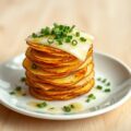 Aardappeltorentje met boerenkaas en bieslook