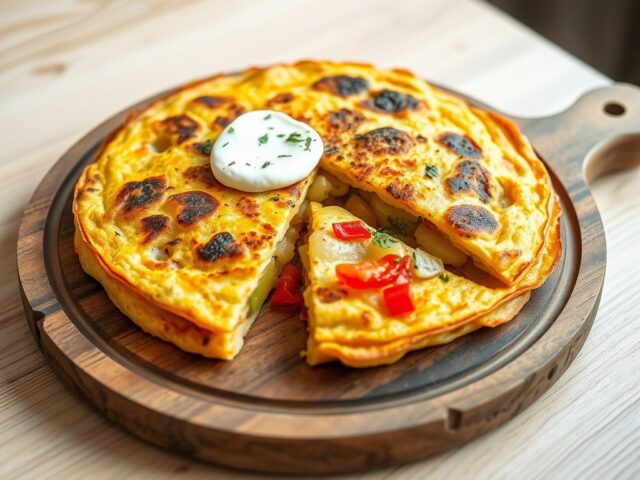 Aardappeltortilla met Boursin