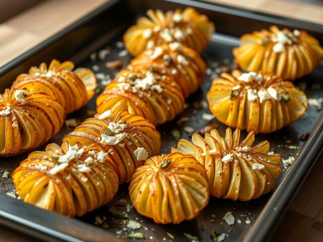 Aardappelwaaiers uit de oven