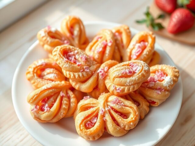 Aardbeien botervlinders