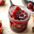 Aardbeien-frambozen jam