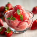 Aardbeiensorbet