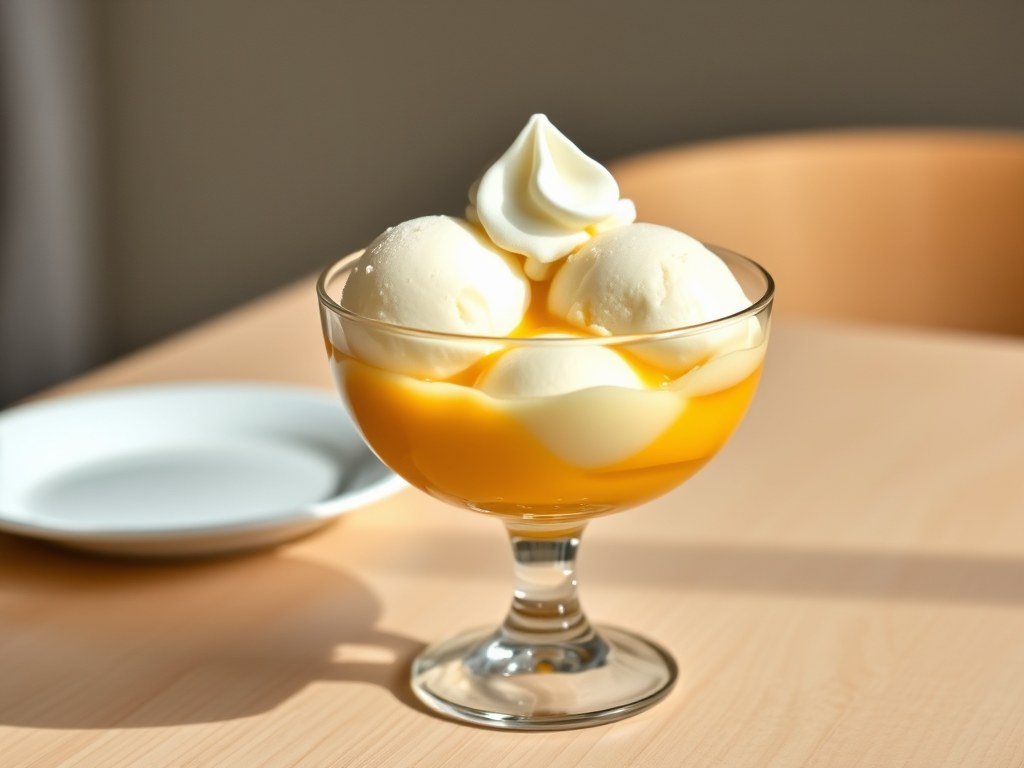 Advocaat coupe, AI-gegenereerde illustratie