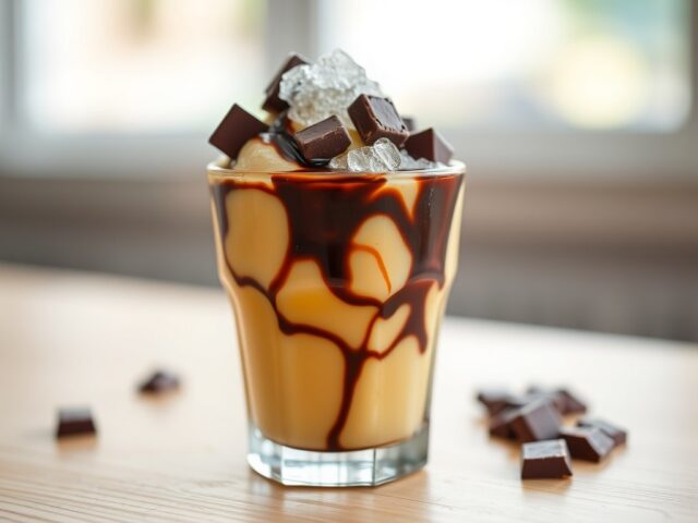Advocaatje met chocolade