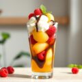 Advokaat- fruitdessert