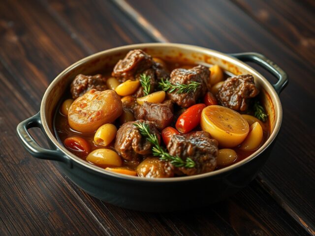 Agneau aux aromates (lam met aromaten)