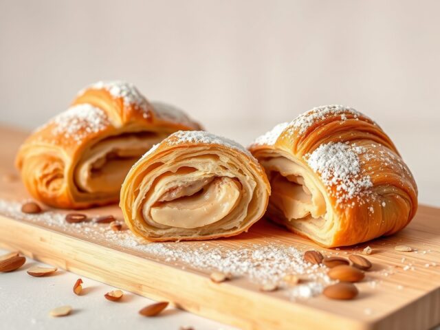 Amandelcroissants