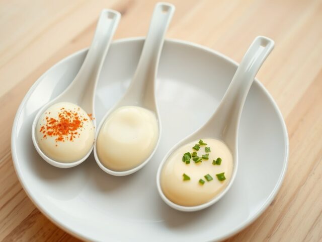 Amuse: 4-kleurig lepeleitje (zie kookverhaal)